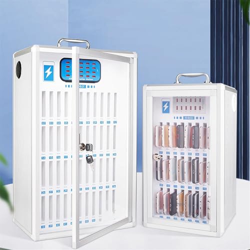 Soporte de almacenamiento con 24 ranuras y carga USB para telefonos inteligentes 2