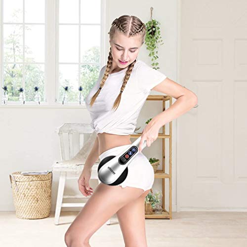 Ikeepi Masseur anti cellulite électriques, Portable à Massage anti cellulite pour tout le corps avec 7 têtes de massage pour nuque épaules dos abdomen lombaire jambes pied Ikeepi Masseur anti cellulite électriques, Portable à Massage anti cellulite pour tout le corps avec 7 têtes de massage pour nuque épaules dos abdomen lombaire jambes pied