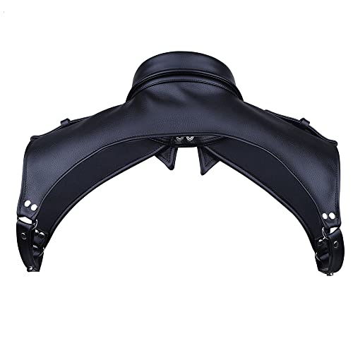 Men's Harness Adjustable Leather Body Harness Belt Strap Shoulder Cage Belt4