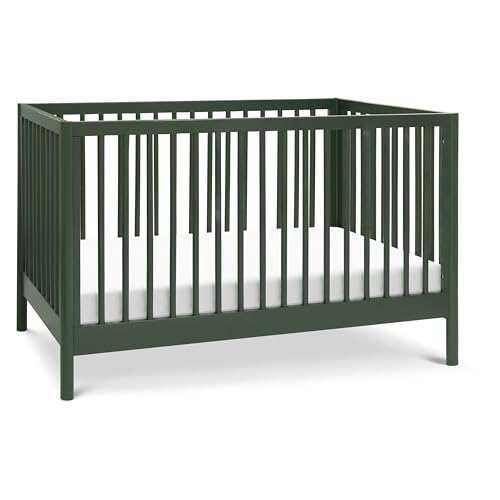 Image of Davinci, Birdie 3-in-1 Convertible Crib, Forest Green, Easy Assemble, Greenguard Gold Certified