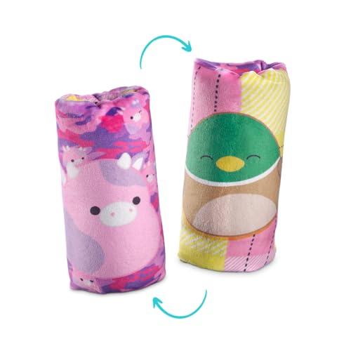 Image of Top Trenz Squishmallows Flippin' Cute Reversible Water Wiggler, Sensory Plush Water Snake with Patty The Cow and Avery The Duck, Classroom Fidget Toy & Party Favors (1 Water Wiggler Toy)