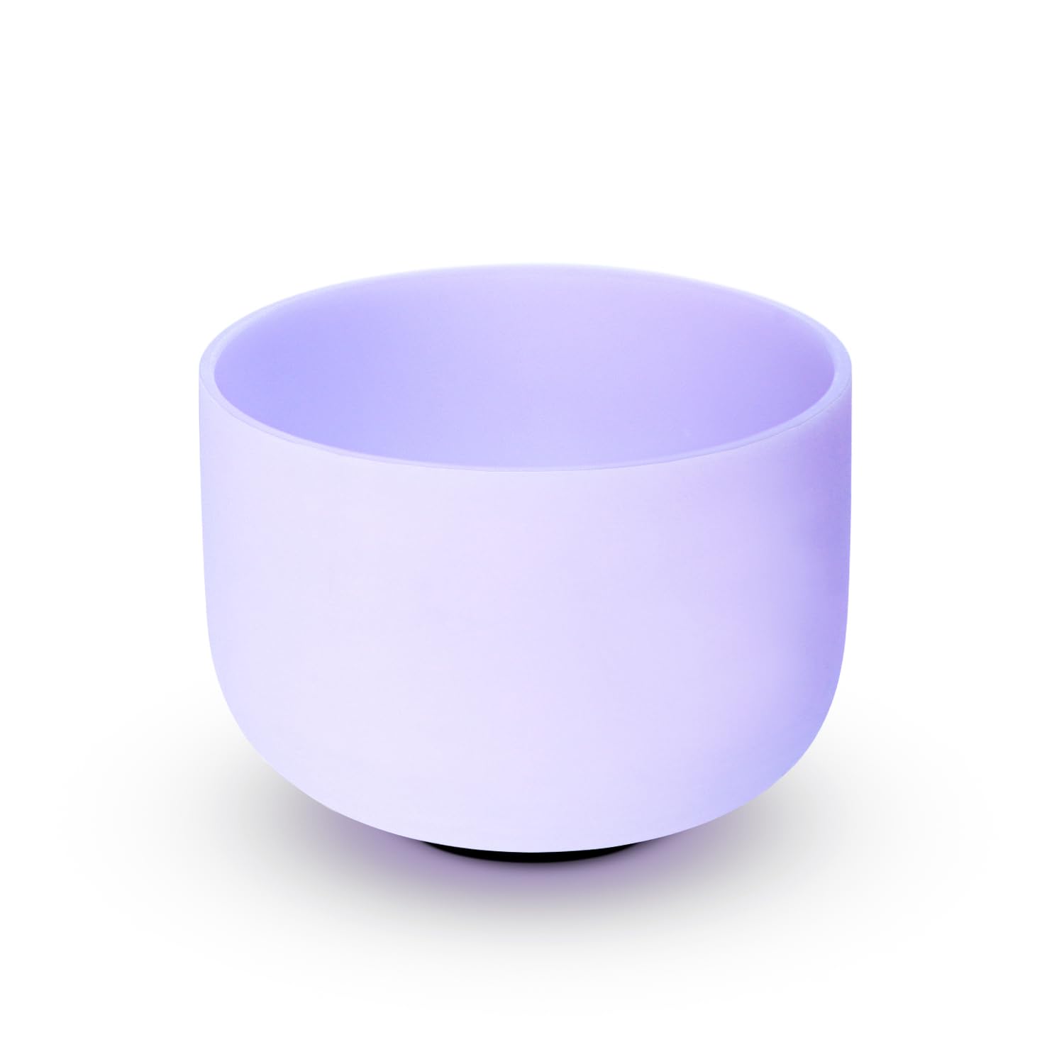 Hye-eun Set di 3 campane tibetane in cristallo, 432 Hz, colore viola, con custodia per il trasporto, per il relax, la guarigione dello yoga