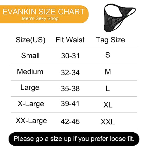 Evankin Mens Sexy Lace Thong See Through Funny Buckle G-Strings Underwear Bulge Pouch Gay Jockstrap thumb #4