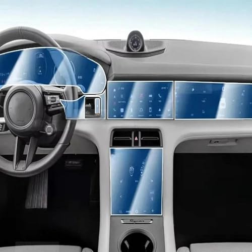 Écran de navigation Porsche Taycan protégé au quotidien avec ce film TPU auto-moto