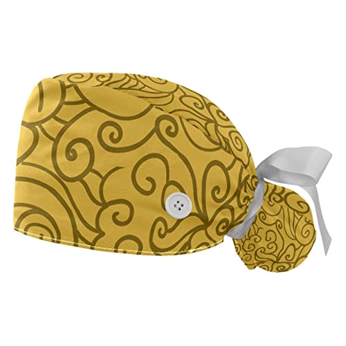 Chapeaux bouffants JDEZ contre la transpiration au travail - Lot de 2