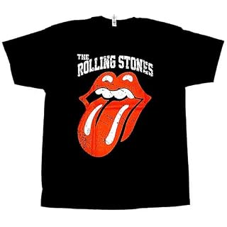 The Rolling Stones T-shirt classique pour homme Noir - Les Beatles, Paul McCartney, John Lennon, RIngo Starr, George Harrison