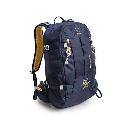 ALTUS - Mochila Trekking Edelweis 30L | Mochila para Montañismo, Travesías de Esquí, Trekking, Excursiones, Daypack | Espalda Ventilada | Técnica, Tejido Ligero y Resistente