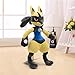 siqiwl Peluche 32cm Lucario Plüsch Puppe Spielzeug Baumwolle Nette Mega Lucario X & Y Weiche Stofftier Peluche Spielzeug Geschenk Für Kinder