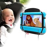 Hikig Tablet-Auto-Kopfstützenhalterung für Kinder auf dem Rücksitz, Silikon-Tablet-Halterung für alle 3,5 - 12,9 Zoll Tablets, kompatibel mit iPad mini/Air/Pro, Switch, Galaxy Tabs, iPhone, Handys