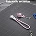 Lecnvuo Charger Lanyard, Portable Phone Stand, Cellphone Lanyards for Women Adjustable, Type c Cable, 60w USB c Charger for iPhone 16 Pro/15 Pro/Plus/Max/iPad/MacBook and More