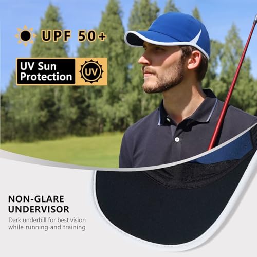 GADIEMKENSD Performance Running Hat, Stretchy Fabric with Vented Mesh Cap for Outdoor Workouts - Afbeelding 3