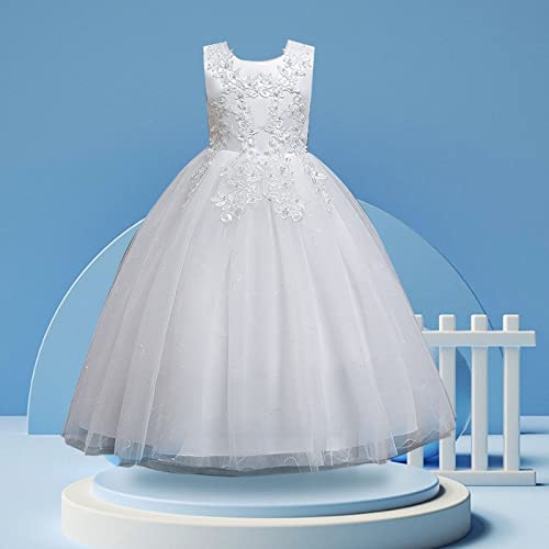 Toddler Baby Girl Pageant Evening Dresses Tulle Maxi Gown Kids Bridesmaid Tutu Sequin Dress Summer Flag Dress for Kids3