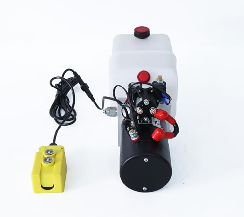 Image of Hydraulic Pump DC-4499, 6 Quart Double Acting 12V Compatible with Dump Trailers (DC36)