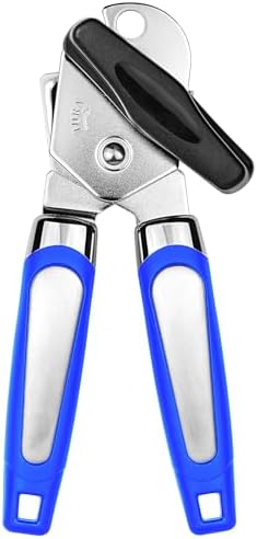 Manual Can Opener - Smooth Edge, Heavy Duty Stainless Steel With Bottle Opener