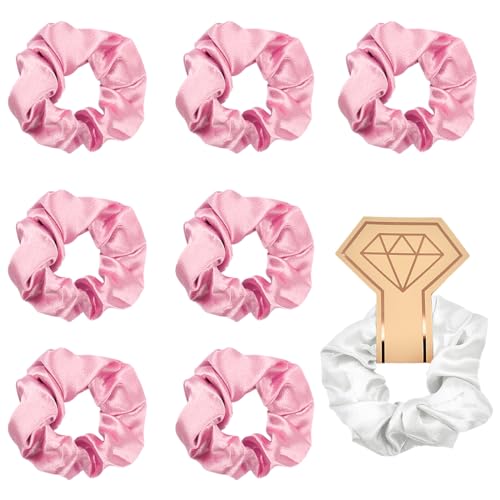 8 Pcs Hair Scrunchies, GLADFRESIT