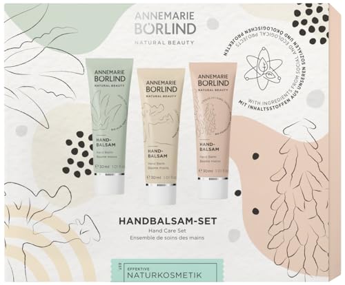 ANNEMARIE BÖRLIND HANDBALSAM SET (90ml) - Pflegt und Glättet Raue Hände, Schützt und Versorgt die Haut mit Feuchtigkeit, Vegan