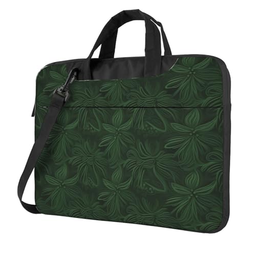 Sac portable Hunter à bandoulière ergonomique et compartiment matelassé vert floral
