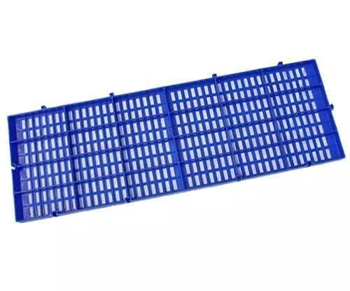 SS Paws Pet Plastic Floor Mat 36 x 12 Inch Heavy Duty Waterproof Flooring Bed Mat for Dogs/Cat/Rabbit/Goat (Blue, Pack of 4) 1