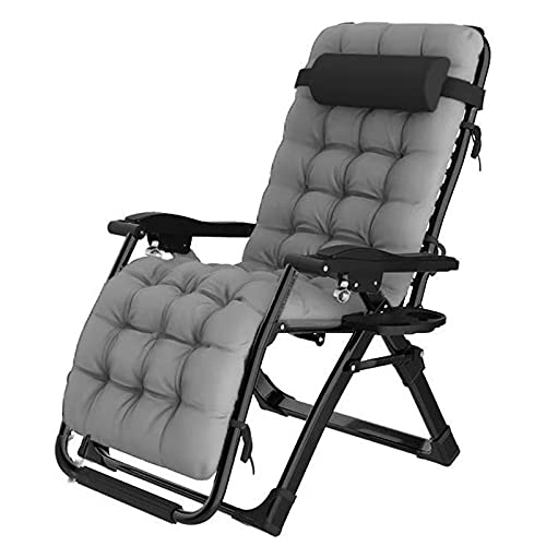 home renovation Silla de Ocio Plegable al Aire Libre, Sillas de Salón de Patio de Sillas de Gravedad Cero Ajustables, para Césped/Piscina/Jardín/Playa, Puede Soportar 450 Libras Cover