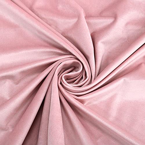 Tessuto Velluto Sintetico Tappezzeria Rivestimenti Valantine Vari Colori 50x140-88 Rosa Cipria°