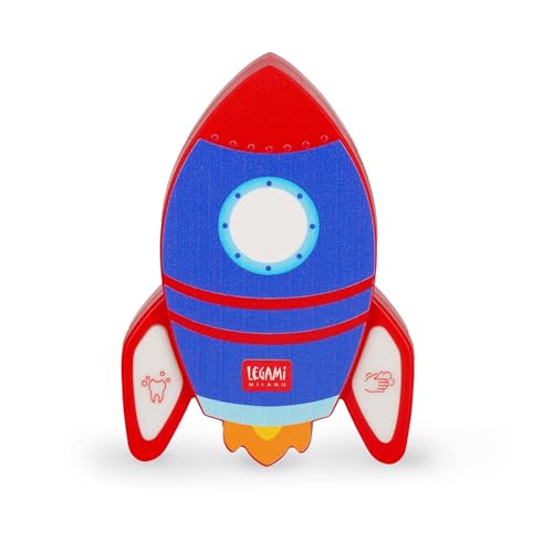 Legami 2-in-1-Timer zum Händewaschen und Zähneputzen Hands and Teeth Timer Space 2 Minuten zum Zähneputzen und 20 Sekunden zum Händewaschen
