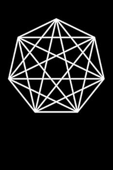 Heptangle Seven Pointed Star : Blank Lined Notebook, Journal or Diary