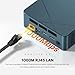 BOSGAME E2 Mini PC Ryzen 5 3550H(Max 3.7GHz) DDR4 Mini Computers, 16GB RAM 512GB NVMe SSD, Dual HDMI, 4 USB Ports, 1 RJ45 Ethernet Ports, Wi-Fi 5, BT5.0