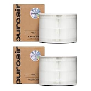 PuroAir 240 Replacement Filter – HEPA Filters up to 99.9% of Smoke, Pollen, Dust and Common Household Pollutants – HEPA Air Filter Replacement for PuroAir 240 Air Purifier (2 Pack)