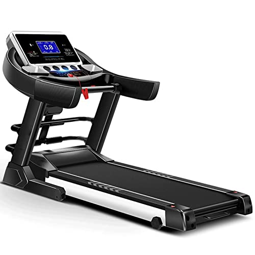 Image of Home Folding Shock-Absorbing Mute Multi-Function Treadmill with Massage Machine Fitness Equipment Treadmill (Black)