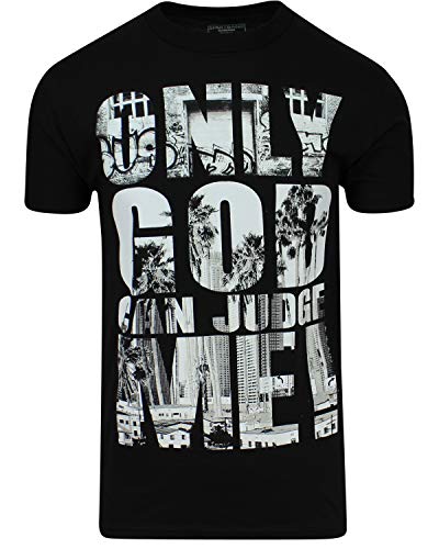 Amazon.com: ShirtBANC Brand Only God Can Judge Me Mens Shirt Hip