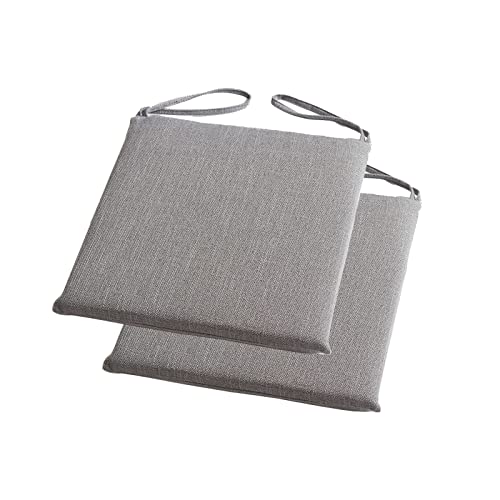 Coussins de chaise pour cuisine patio et porche lot de deux galettes avec liens