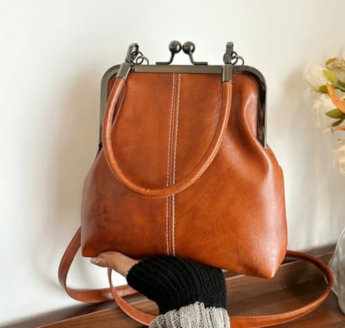 Bolso cruzado pequeño de cuero PU para mujer miniatura 3