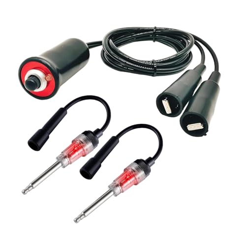 VCC 2-in-1 Engine Remote Starter Switch & Ignition Spark Tester Kit - Heavy Duty Remote Start Tool with Spark Plug Diagnostic Checker for Automotive Car Truck Motorcycle Lawn Mower Engine Repair