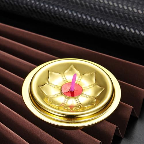 BUTIFULSIC バターランプ用交換芯セット オイルライト芯 アルミホルダー付き 綿素材 実用的 持ち運びやすい 6個入り バターランプ作りに最適 [5]
