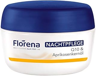 Florena wygładzająca pielęgnacja przeciwzmarszczkowa na noc z Q10, 1 opakowanie (1 x 50 ml)