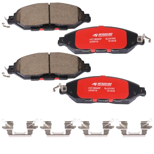 Image of D1649 Front Ceramic Brake Pads Kit Fit For Nissan Pathfinder 2013-2020, For Nissan Murano 2015-2023, For INFINITI JX35 2013, For INFINITI QX60 2014-2020