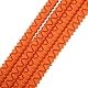 4 Stück Ofenrostschutz, Hitzebeständiger Silikon-Ofenrostschutz, Ofenzubehör für Küche und Restaurant, Schützt vor Verbrennungen und Narben(Orange)