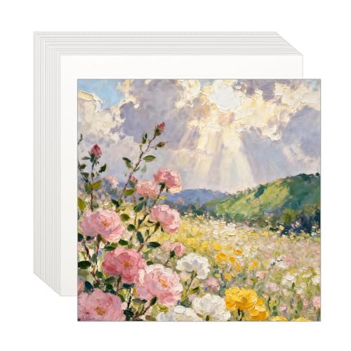Papier à dessin pastel 200g/m² beige PATIKIL pour crayons charbon de bois 25 pcs