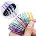 Nail Striping Tape 1mm 2mm 3mm Mixed Size Rolls Adhesive 3D Line for DIY Nail Art Design