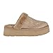 Guess Women's Danikas Slipper, Taupe Velvet Rhinestone Logo 240, 6