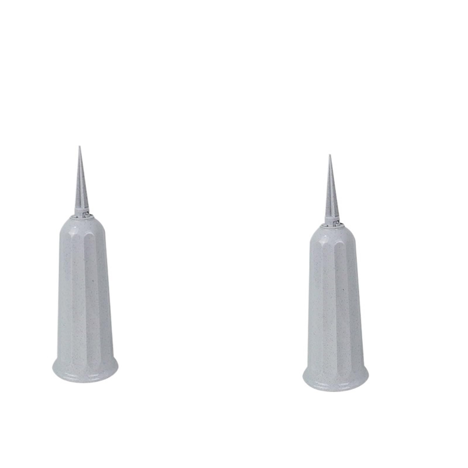 Grave Vase 2/1PC Cemetery With Spikes Plastic Floral Holder For Gravestone Grave Yard Ground Outdoor Flower Marker Decorations For mourning