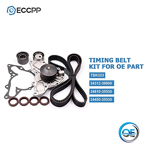Eccpp® Tbk323Wp Timing Belt Kit Water Pump Fits 2003-2006 For Hyundai Santa Fe 2002-2005 For Hyundai Xg350 2004-2006 For Kia Amanti 2002-2005 For Kia Sedona #TOP1