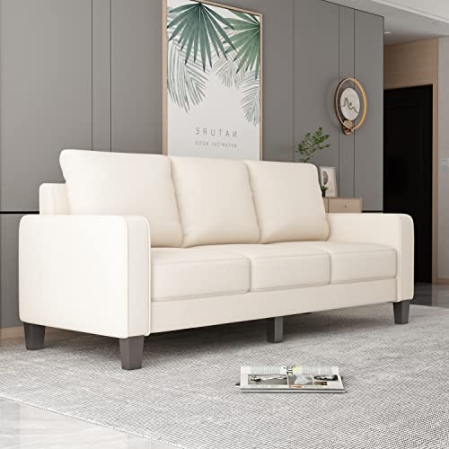 Harper & Bright Designs Modern Upholstered Loveseat Sofa Couch With Storage Box, Metal Frame And Solid Wood Legs For Living Room Bedroom Office (3 Seat, Beige) #TOP2