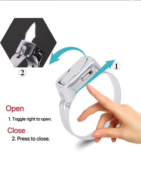 Foldable Adjustable Fidget Ring, Multi-Functional Minimal Design for Stress Relief, Focus & Gift for Friends2