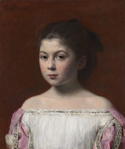 Peinture murale Marie Yolande De Fitz Fantin Latour toile de maître 60x90