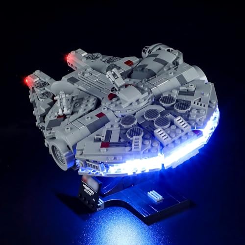 GEAMENT 2024 Kit de Luces LED Compatible con Lego 75375 Halcón Mi...