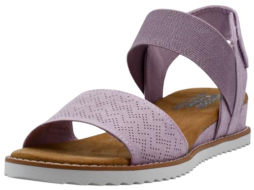 Skechers Women's Desert Kiss Sandal, Lavender, 9 M US