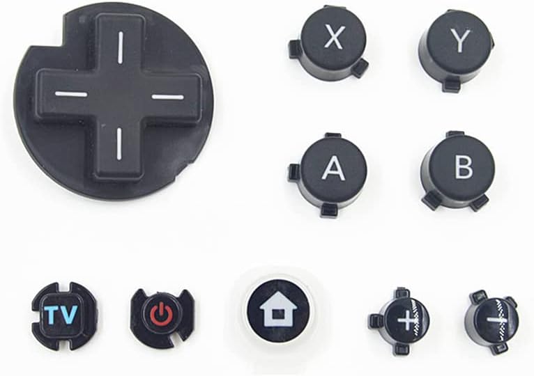 10pcs in 1 Set Replacement Buttons Kit for Nintendo Wii U Gamepad Pad Buttons 10pcs in 1 Set Replacement Buttons Kit for Nintendo Wii U Gamepad Pad Buttons