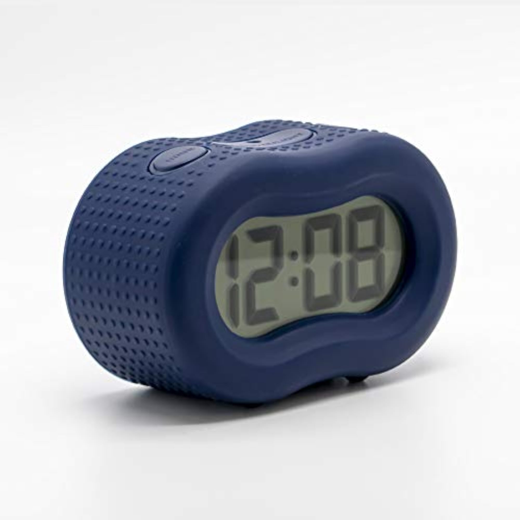 Rubber Smart Light Alarm Clock, Blue