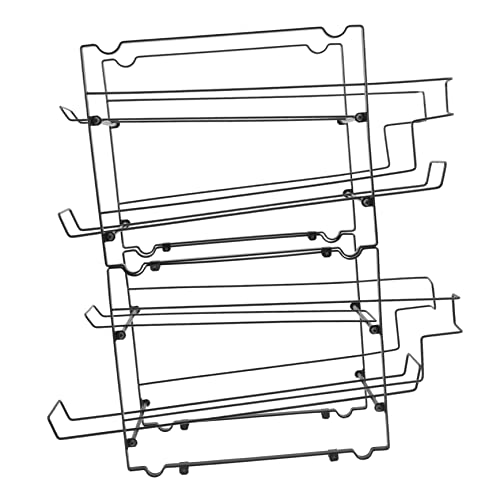 LABRIMP 2pcs Pantry Can Organizer Metal Beer Drink Storage Rack Sturdy Material and Wide Base